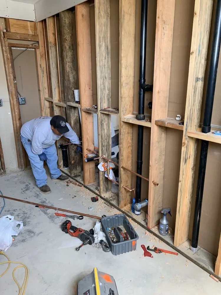 Commercial rough-in plumbing for Water Heater Replacement in Wildwood Gables